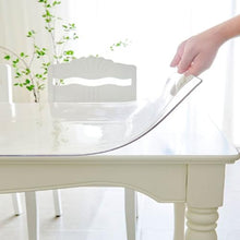 QUANGJN Clear Table Protector 1.5mm Thick Custom Size Transparent PVC Tablecloth for Home Dining Kitchen Office Desk Clear Table Cover,A-140x360cm