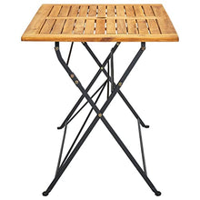 KTHLBRH Picnic Table Deck Table Patio Side Table Outdoor Table Folding Patio Table 47.2"x27.6"x29.1" Solid Acacia Wood