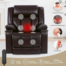 HTERWQEA Dual Motor Oversized Power Lift Recliner Chair with Massage Heat
