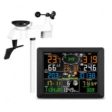 Rain Gauge Outdoor, Solar Power Wireless Weather Station 0310