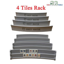 USA MJ TABLE .COM Automatic Rummy Table Coffee Color 4-Legs Dining Style 106 Tiles
