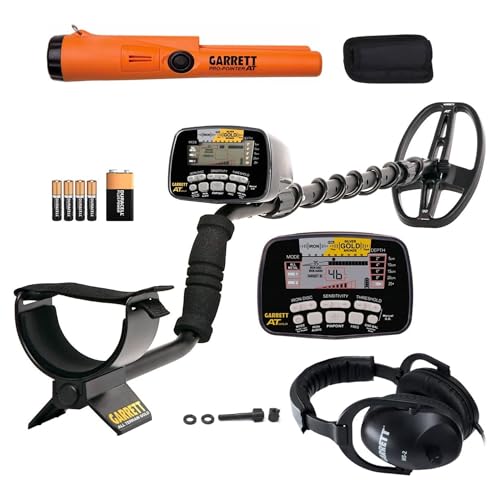 Garrett A.T. Gold Metal Detector with Pinpointer, Orange/Black