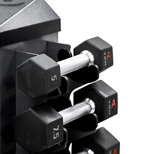 TKO 8 Pr. Vertical Dumbbell Rack Gray