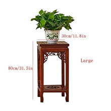 YYBOES Plant Pedestal Stand Freestanding Wooden Shelf Indoor Plant Stand Flower Pot Display Stand Freestanding Wooden Shelf Wooden Vase Base Display Stand Pedestal Stands for Display