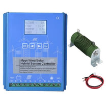 Lakenbroade 6000W Solar Charge Controller Free Energy Vertical Axis Windmill Wind Turbine Generator Hybrid Charge Controller,12V