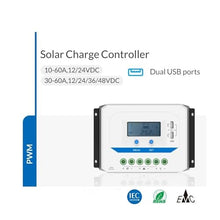 10A 20A 30A 45A 60A PWM Solar Charge Controller
