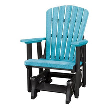 American Furniture Classics OS Home and Office 515ARB Single Glider, One Size, Aruba Blue/Black