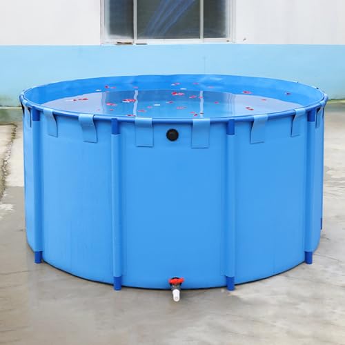 LZMZMQ 1m/2m/3m/4m/5m/6m/7m/8m/9m/10m Ultra Large Deep Pool Above Ground, Backyard Family Outdoor External Piscina, Plastic Framed Pools/Toddler Adults Kids Swimming Alberca(1.5X1M/1700L/450GAL)