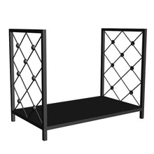 WXPWAMZ Firewood Rack for Fireplace Wood Storage, Wood Pile Rack for Indoor and Outdoor Log Storage, Log Box Rack