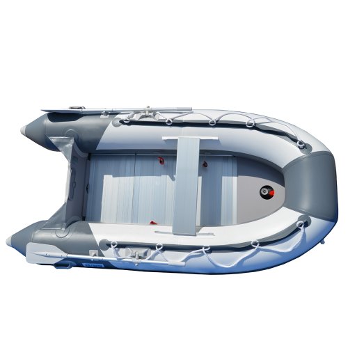 BRIS 8.2 ft Inflatable Boat Gray with White