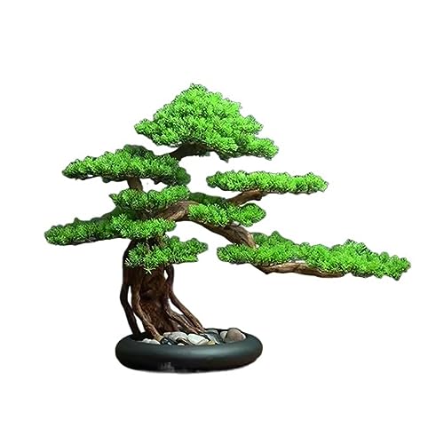 YXIANG56Q Fake Plants Simulated Bonsai Fake Pine Tree Artificial Bonsai Office Living Room Porch Decoration Bonsai Tree