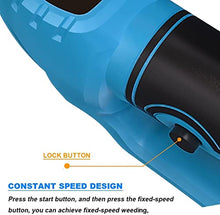 Cordless String Trimmer/Edger Lawn Mower Household Small Portable Rechargeable Weeder Multifunctional Electric Lawn Mower 21V/12AH 21V/20AH Lithium Battery (Specification : 21V/20AH) (21V/20AH)