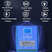 Solar Hybrid Controller, Wind Solar Blending Controller Boost Charge Controller for, Renewable Energy Power Inverters,12V-800W