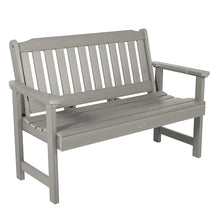 highwood Lehigh Garden Bench, 4 Feet, Harbor Gray
