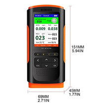 ONMYJFD Portable Formaldehyde Meter Digital Humidity Sensor Tester Air Quality Monitor Detector Pollution Micro Dust Ndoor