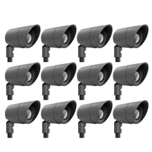 Westgate Lighting LED Directional Landscape Lights Die - Cast Aluminum Housing - IP67 Waterproof - 12V AC - 36° Beam Angle - All Accessories Included (12 Black)