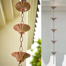 YUSIWOAL Rain Chain Eaves Drainage Rain Collector Chain, Decorative Rain Chain for Temple House, Outdoor Garden Rain Chain(300cm (10ft))