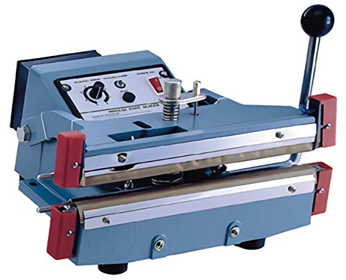 American International Electric Heavy Duty Double Heat Sealer 12" Seal Length Blue