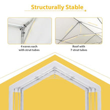 KEIKI 20x20ft Party Tent Heavy Duty, Outdoor Canopy Tent Carport Wedding Event Shelter BBQ Wedding Tents for Parties with Storage Bags & Removable Sidewall for Parties Carport Camping Garden Patio