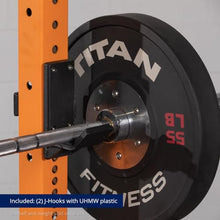 Titan Fitness X-3 Series 80" Orange Bolt-Down Power Rack