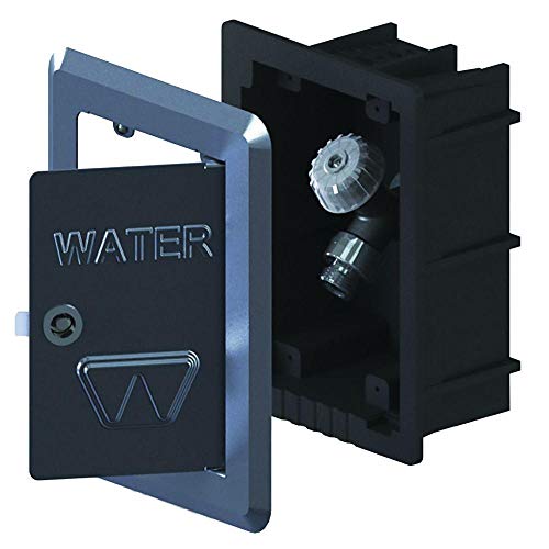 Woodford MB24-3/4 Faucet in Wall Box with Stainless Steel Door and Fascia
