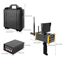 Professional Underground Metal Detector, Underground Treasure Scanner with High Definition Screen, Search Range 99m & Detection Depth 15m, Precise Positioning for Gold, Silver, Copper, Gemstones