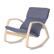 ASDNN Outdoor Garden Recliner Birch Lounge Chair Armchairs with Removable Cushion Sun Loungers Padded Seat for Patio Porch，6 Style (Color : Gray-a, Size : A)