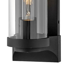 Hinkley Pearson Small Outdoor Single Light Wall Sconce, Textured Black