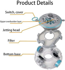 KANGJIEM Cordless Pool Vacuum, Robotic Pool Cleaner, Lasts 80 Mins Robotic Pool Cleaner, Automatic Pool Cleaning Kit, Dual-Drive Motors, Low-Battery Self Parking