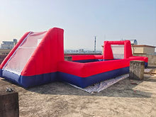 Vinfgoes Giant Outdoor Inflatable Soccer Field Blue+Red