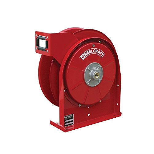 Reelcraft 5600 OLP Premium Duty Spring Retractable Hose Reel, 35' Air/Water Hose Not Included