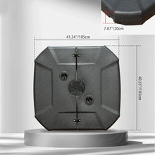 OROTLECT Patio Umbrella Base With Wheels, Water & Sand Filled Weighted Base For Most Cantilever Offset Umbrella