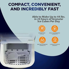 Machine to Make Ice On Countertop Ice Machine for Domestic Use, Outdoor Use, Mini 24 Pound Ice Machine, Fast Cubes Countertop for Home/Office/Bar