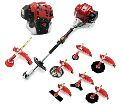 GX50 Weed Wacker 7 in 1 4 Stroke Grass Trimmer Mower Trimmer Saw Weed Eater