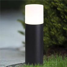 Waterproof Pillar Lamp Modern Landscape Lights Exterior Aluminum Waterproof Pathway Light With Acrylic Shade Outdoor Bollard Lighting Fixture for Driveway Lawn Garden Yard Decoration(60cm/23.6in)