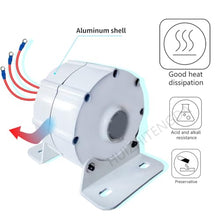 HUIZHITENGDA 24v,Portable Vertical Wind Power Turbine Generator Kit Low RPM 12V-220V Gearless Permanent Magnet AC Alternators (12000W)