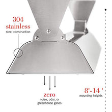 Infratech WD-4024 SS Stainless Steel Dual Element Electric Patio Heater, 4000W, 240V, 39-Inch Long