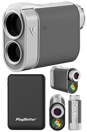 PlayBetter Voice Caddie SL3 Active Hybrid GPS Golf Rangefinder +Charger Bundle
