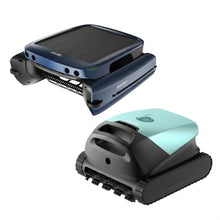 Beatbot Sora 10 Cordless Robotic Pool Vacuum Cleaner with iSkim 24/7 Cleaning Solar Powered Skimmer, Cleans Floor, Walls, Waterline and Surface-Mint Green & Blue