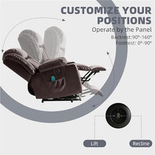 Power Lift Recliner with Heat Massage for Seniors Adults
