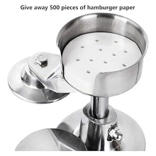 Eiwitany Commercial Hamburger Patty Maker Burger Forming Machine Home Large Manual Beef Meat Forming Processor Stainless Steel Grill Burger Press Tool (Light Blue Blue4)