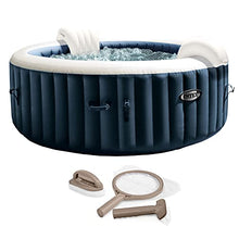 Intex PureSpa Plus Inflatable Hot Tub with Maintenance Kit Blue