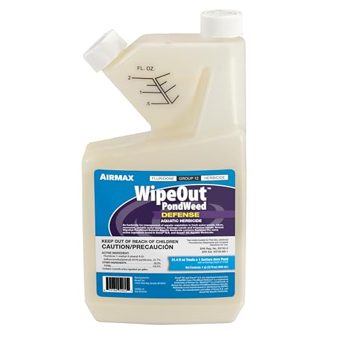 Airmax Wipeout Pond Weed Defense Herbicide & Aquatic Weed Control, 32 Ounce