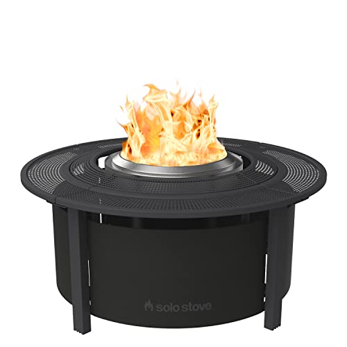Solo Stove 42" Fire Pit Surround | Protective Barrier & Outdoor Tabletop