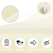 Waterproof Sun Shade Sail 33' x 33' Rectangle Sunshade Cover, 95% UV Block Sun Shade Fabric Outdoor Garden Shade Sail Awning Canopy with Grommets for Backyard Yard Deck Patio, Beige