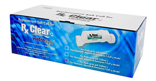 Rx Clear Replacement Hydrosalt Salt Cell Chlorinator for Inground Pools | T-Cell-15 Compatible with Hayward Systems