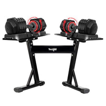 Yes4All Selectorized Dumbbell Set 55 Lbs Pair Black