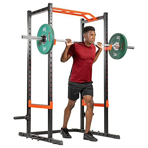 Sunny Health & Fitness Power Zone Strength Rack Power Cage - SF-XF9925 Black