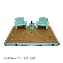 BOTE Dock 10 Foot Inflatable Lake Float Classic Seafoam