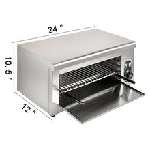 YXCUSAM Electric Salamander Oven, 2000W Commercial Cheese Melter Grill,for Melt Cheese,Toast Sandwiches,Steak